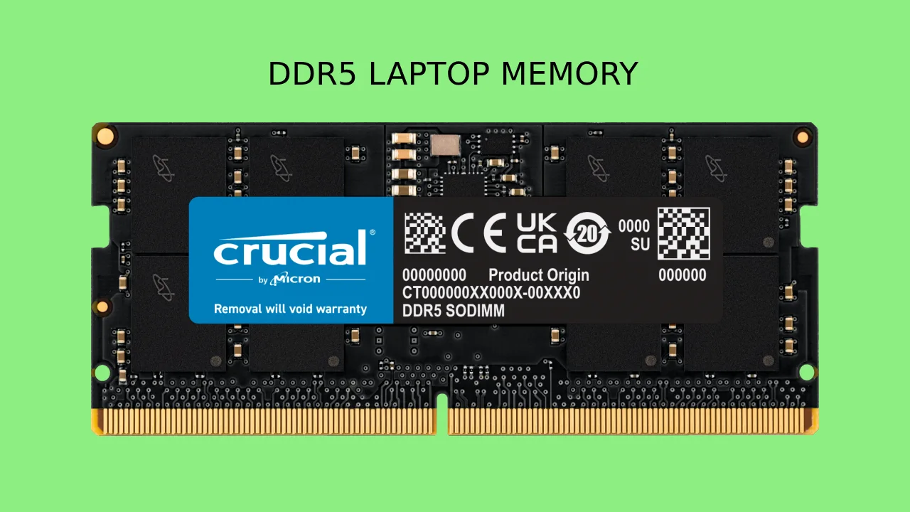 Crucial ddr5 laptop memory banner