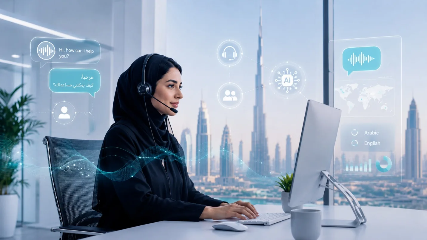 Multilingual Arabic and English AI conversation analytics in a UAE contact center